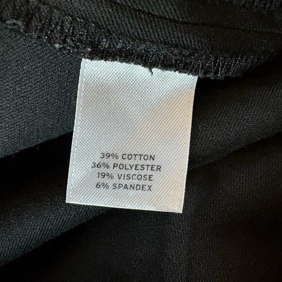 Halogen Black Quinn Fit Women’s Ankle Pants Size 6 Flat Front Mid Rise - Picture 8 of 12